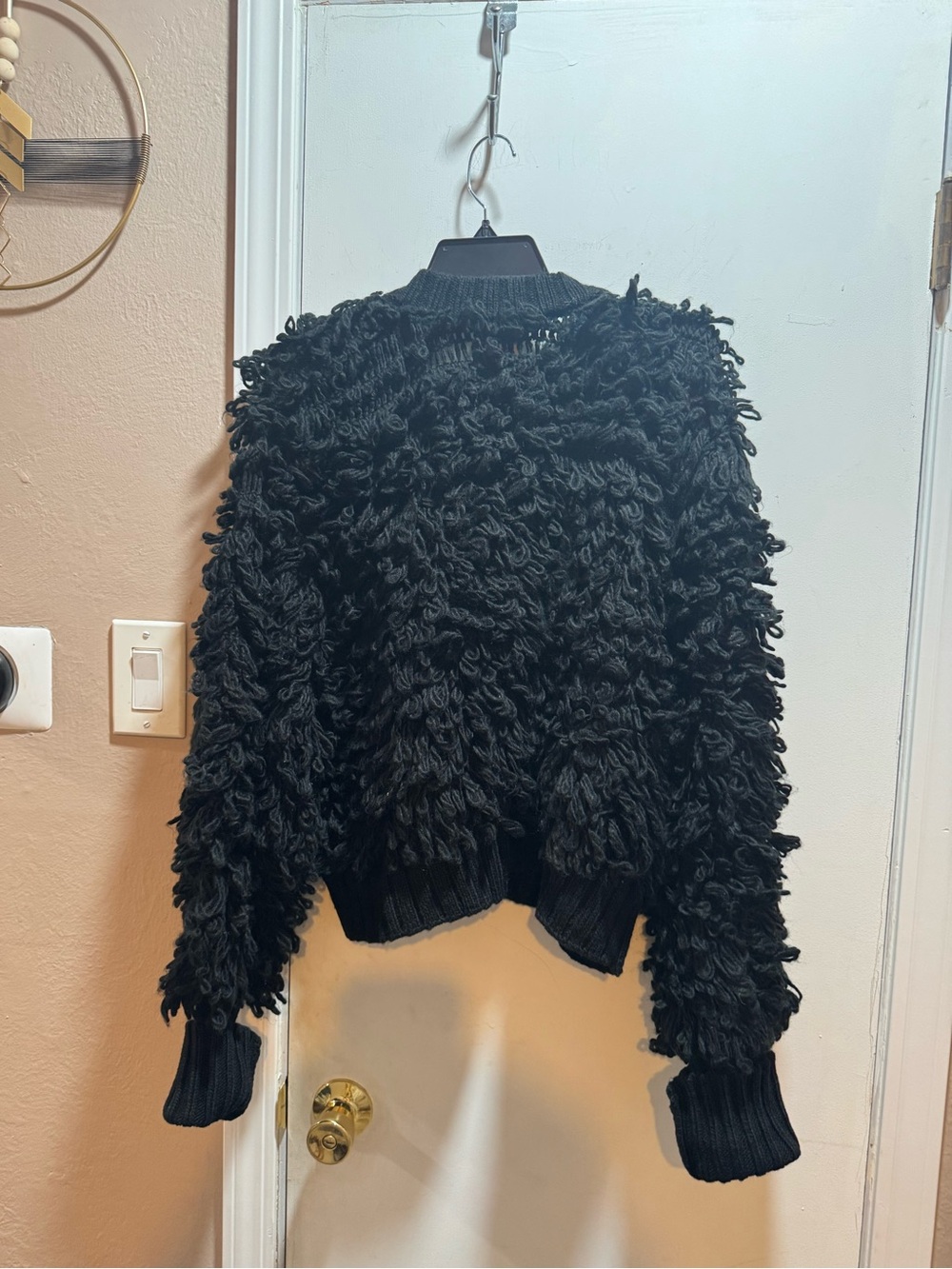 NWT Farm Rio Textured V-Neck Cardigan in Black Size XL - Picture 6 of 16